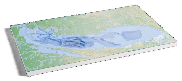Lake Michigan model, turned around