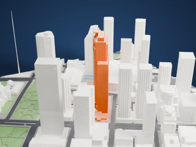 1250 René-Lévesque model, West view