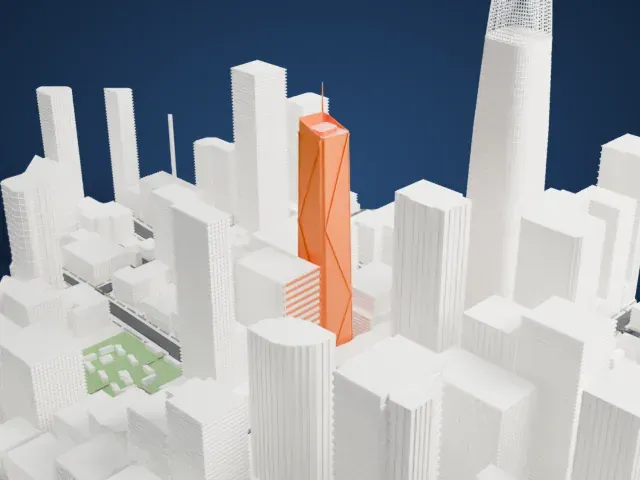 181 Fremont model, North view