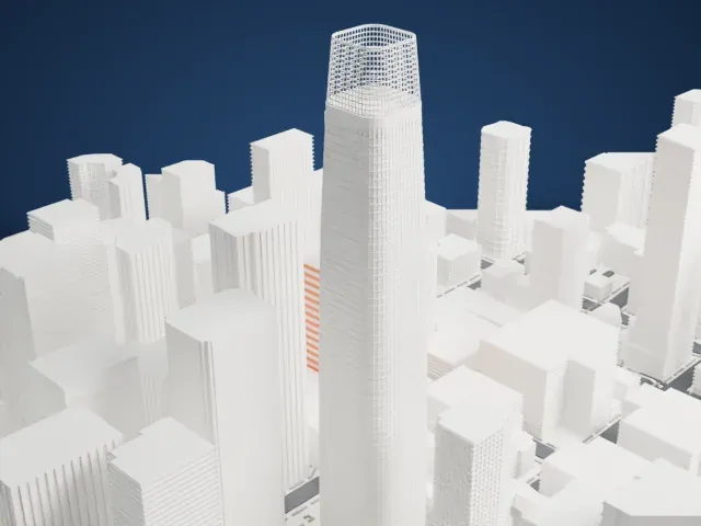 181 Fremont model, West view