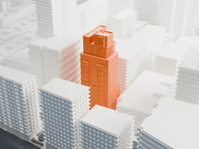 20 East End Avenue model, East view