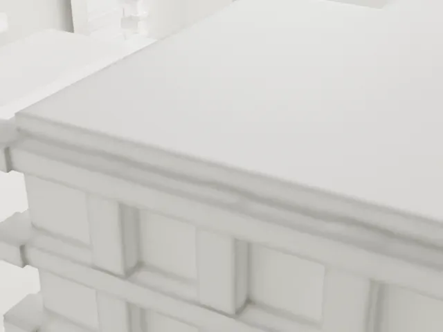 20 West 16th Street model, South view
