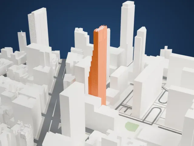 200 Amsterdam model, North view