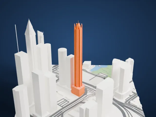 23 Marina model, South view