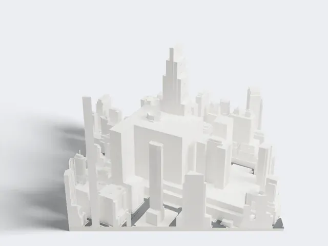 270 Park Avenue model, South view