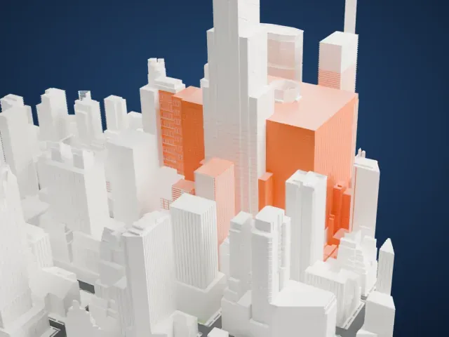 277 Park Avenue model, North view