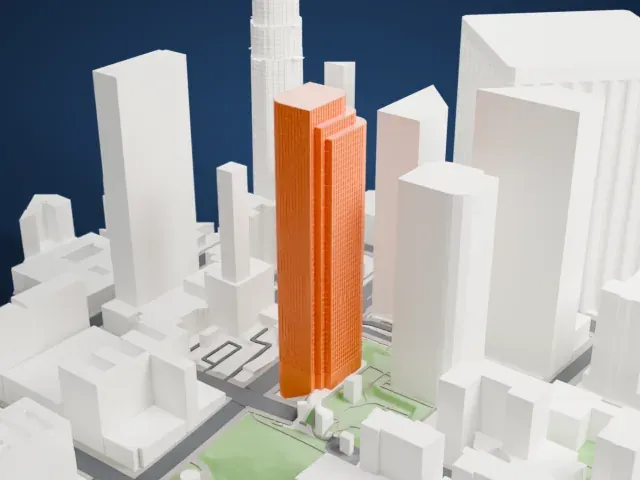 2Cal model, East view