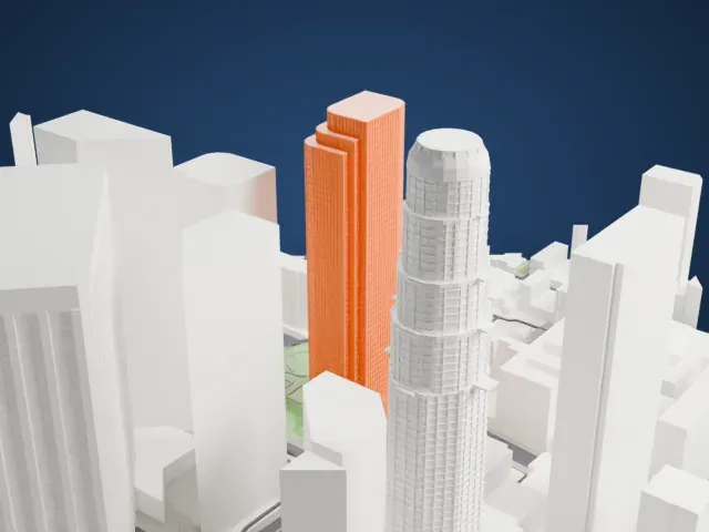 2Cal model, West view