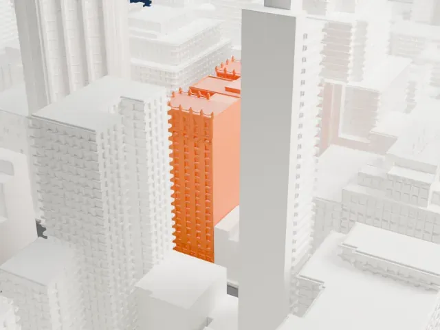 4 Park Avenue model, North view