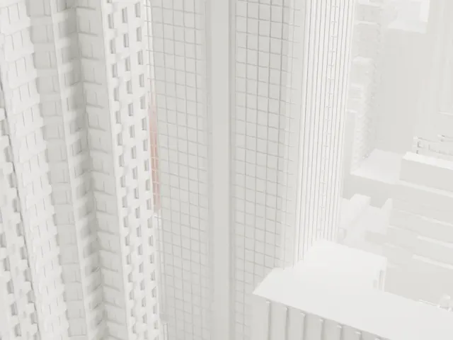 400 Madison Avenue model, North view
