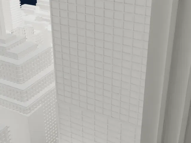 400 Madison Avenue model, South view