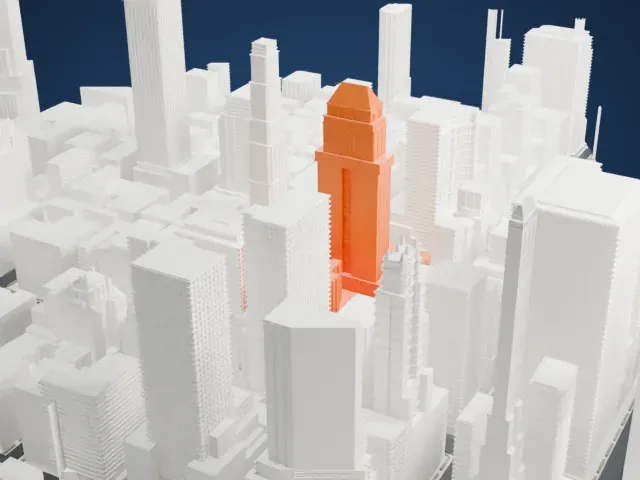 425 Fifth Avenue model, East view