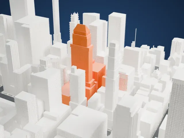 425 Fifth Avenue model, West view