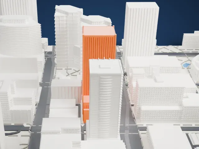 44 Monroe model, North view