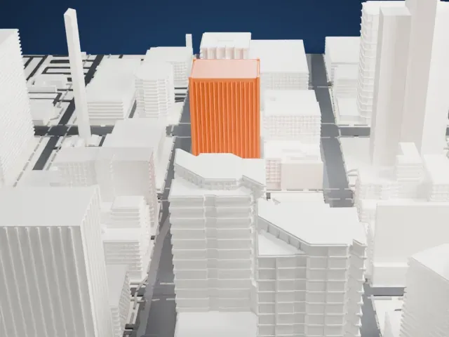 44 Monroe model, South view