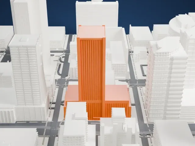 44 Monroe model, West view