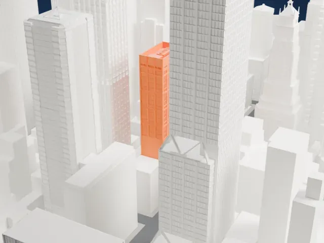 450 Park Avenue model, South view