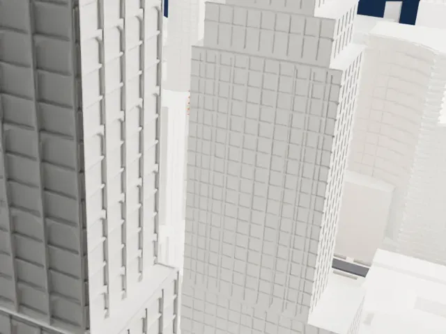 461 Fifth Avenue model, North view