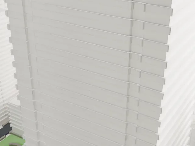 49 Chambers model, North view