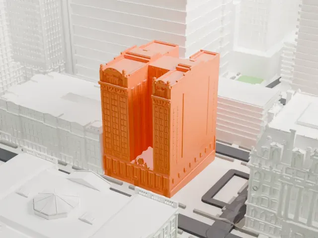 49 Chambers model, South view