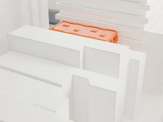 49 East 80th Street model, East view
