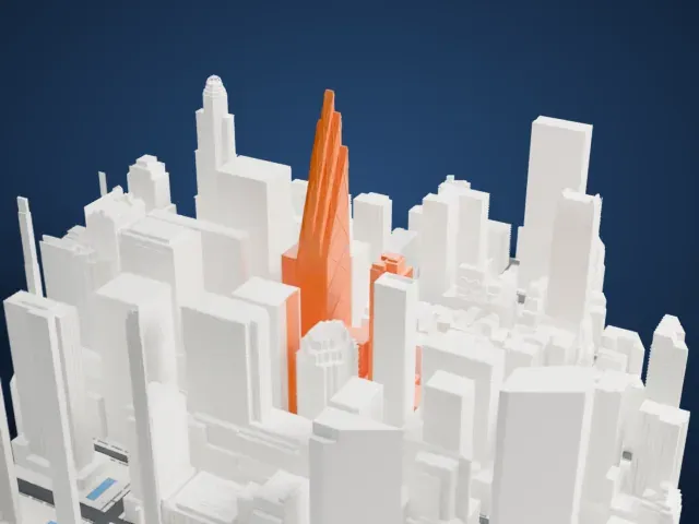 53W53 model, South view