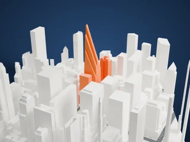 53W53 model, West view