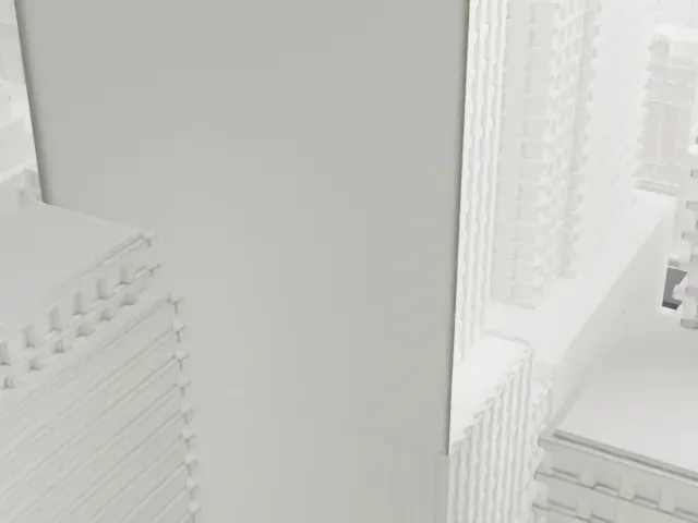 608 Fifth Avenue model, West view