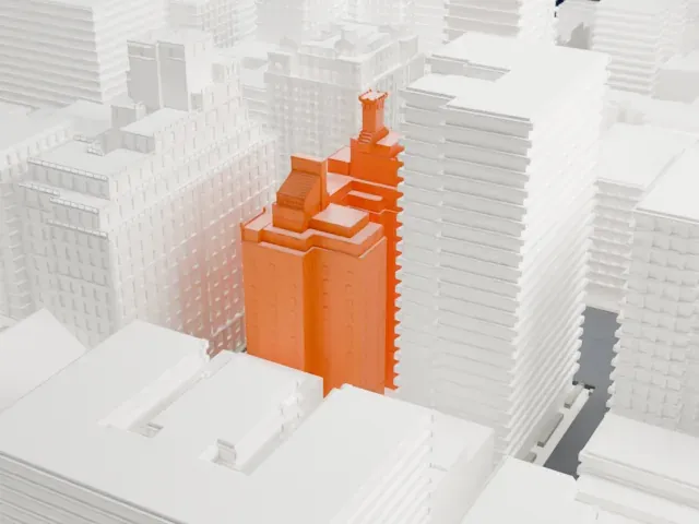 730 Park Avenue model, West view