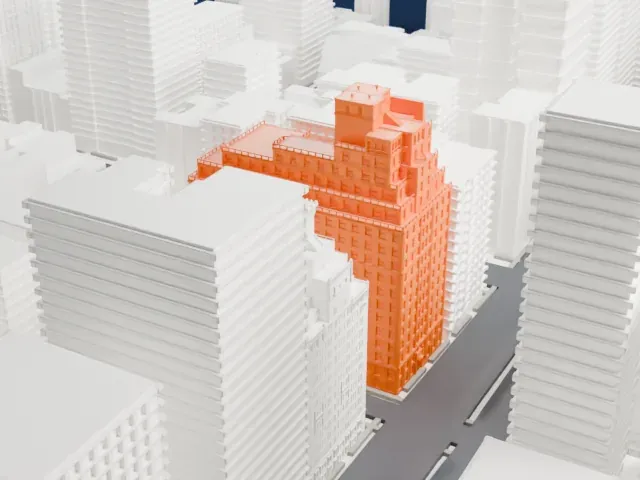 740 Park Avenue model, South view