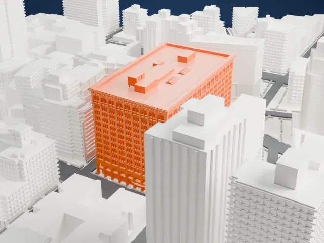 770 Broadway model, West view