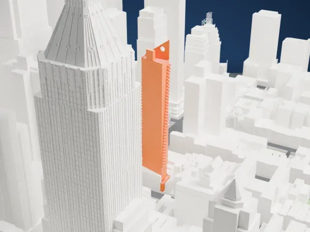 785 Eighth Avenue model, North view