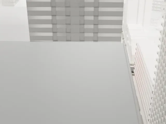 81 Willoughby Street model, North view