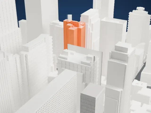 810 Seventh Avenue model, East view