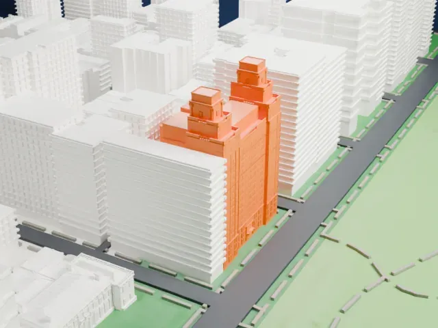 880 Fifth Avenue model, North view