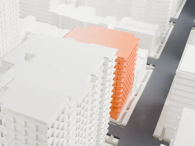 945 Madison Avenue model, North view