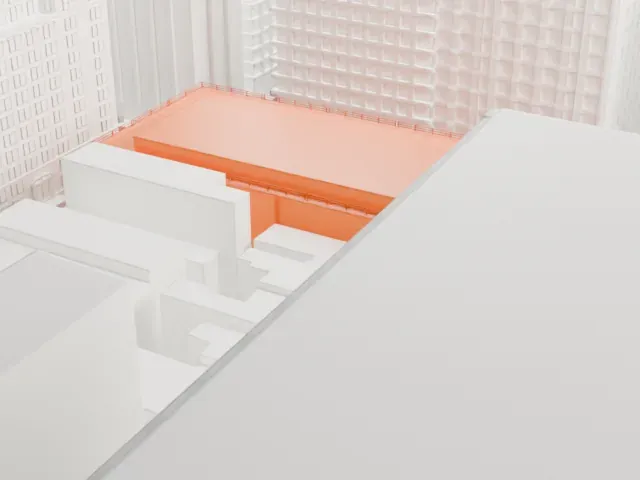 980 Madison Avenue model, West view