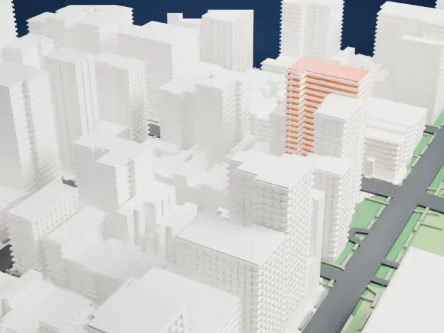 995 Fifth Avenue model, North view