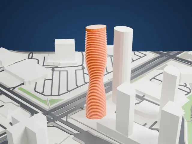 Absolute World model, East view
