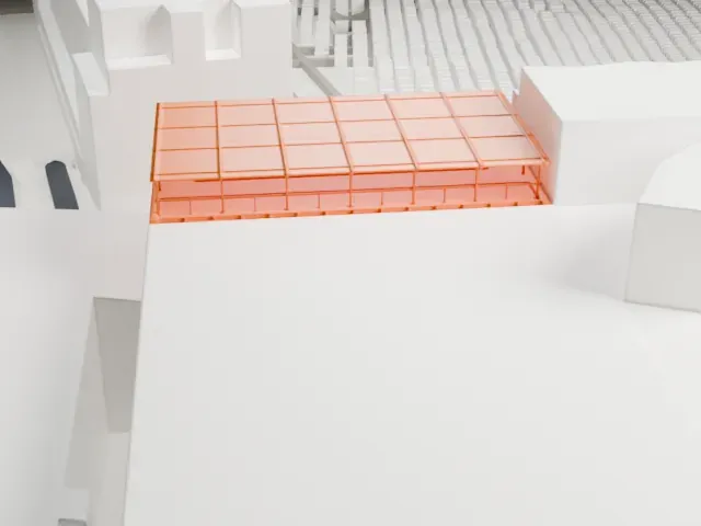 Academy of Arts, Berlin model, North view