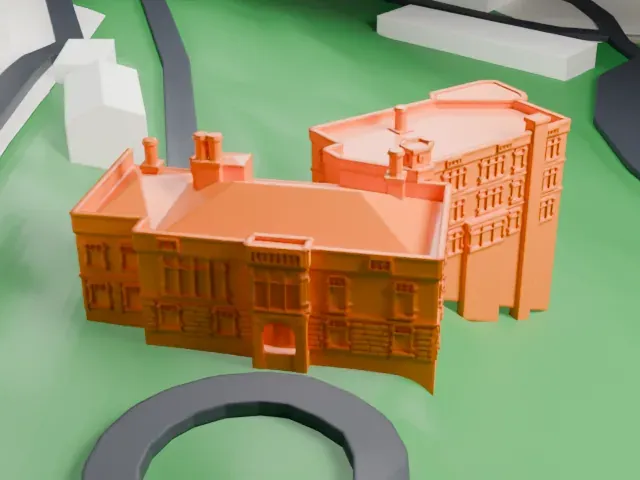 Ailsa Farms model, South view