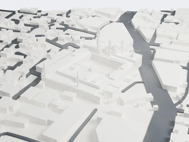 Al-Azhar Mosque model, East view