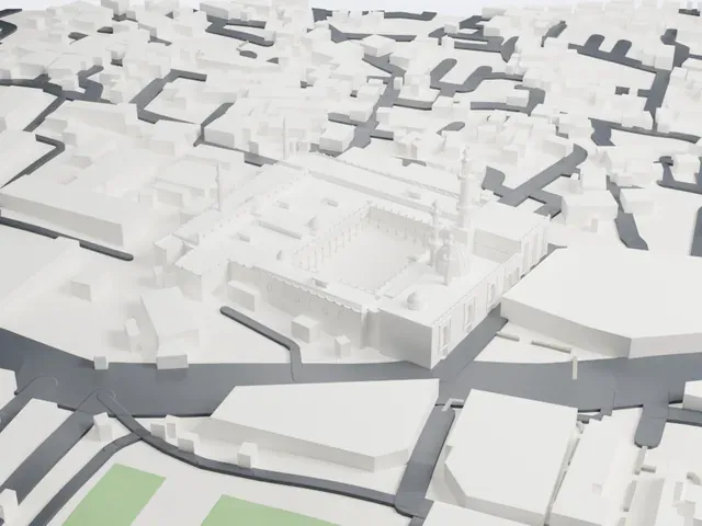 Al-Azhar Mosque model, North view