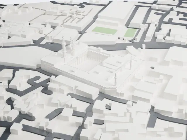 Al-Azhar Mosque model, South view