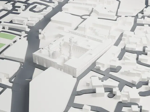 Al-Azhar Mosque model, West view