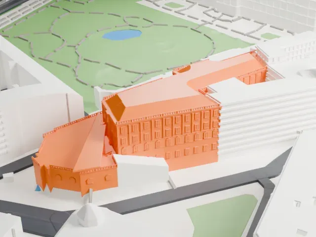 Albertina model, East view