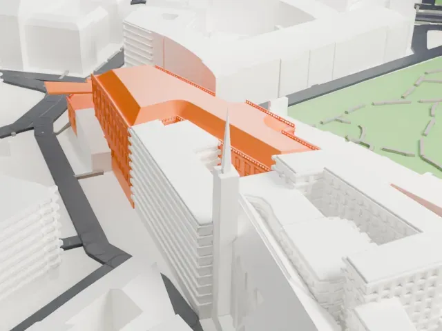 Albertina model, North view