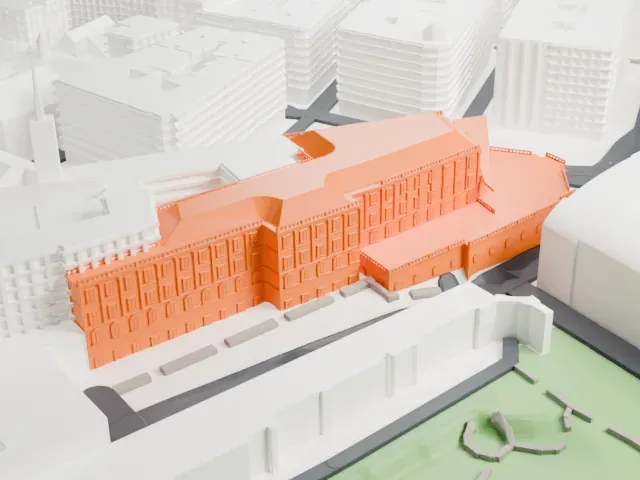 Albertina model, West view