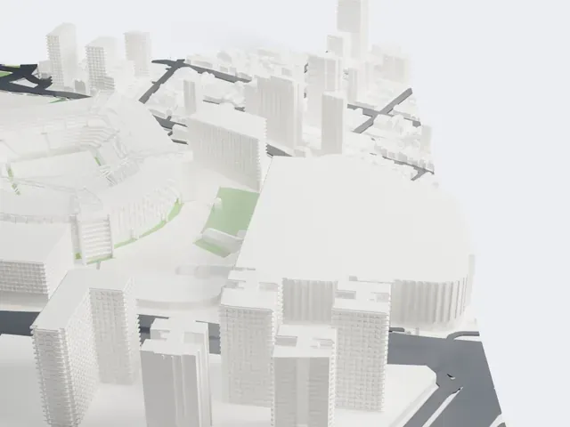 Allianz Parque model, North view