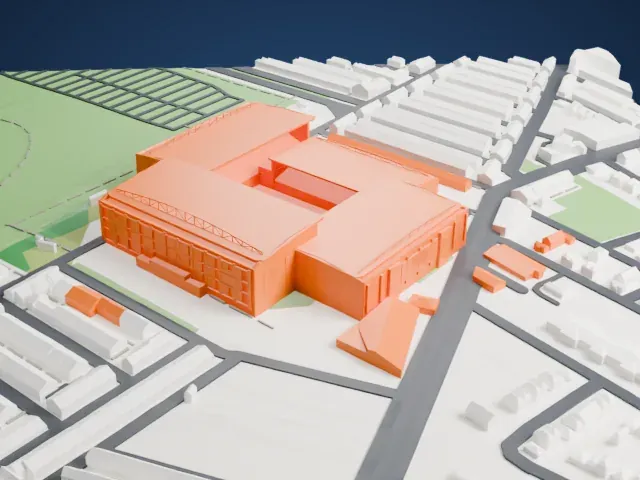 Anfield model, West view